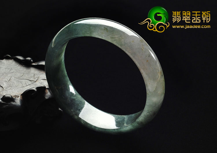 冰种油青缅甸翡翠A货手镯（59.9mm）