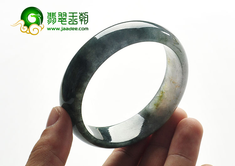 冰种油青缅甸翡翠A货手镯（59.9mm）