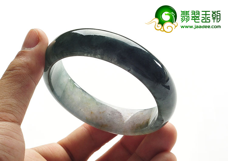 冰种油青缅甸翡翠A货手镯（59.9mm）