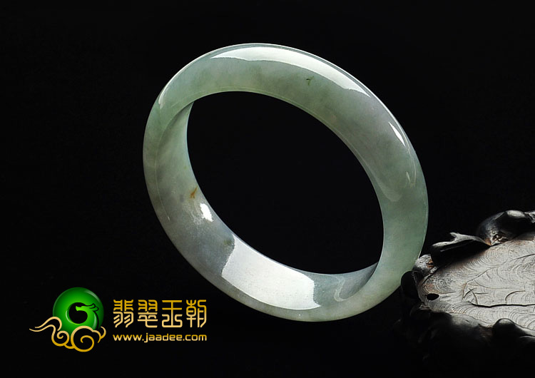 冰种晴水缅甸翡翠A货手镯（58.4mm）