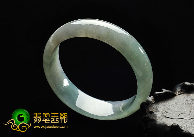 冰种晴水缅甸翡翠A货手镯（58.4mm）