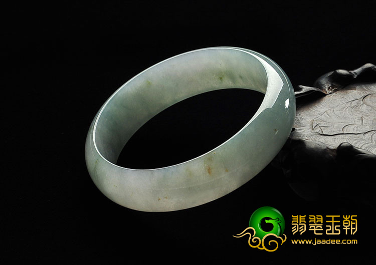 冰种晴水缅甸翡翠A货手镯（58.4mm）