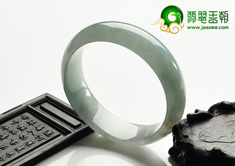 冰种晴水缅甸翡翠A货手镯（58.4mm）