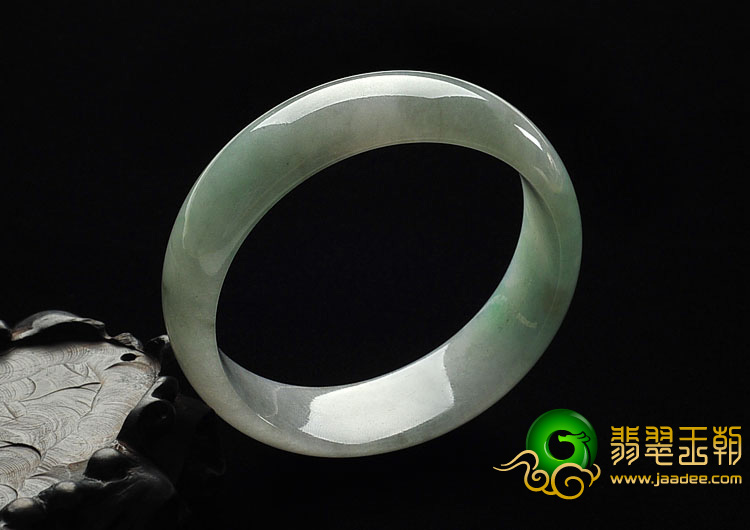 冰种晴水缅甸翡翠A货手镯（56.8mm）