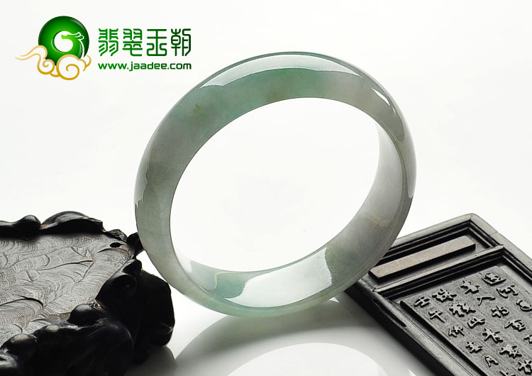 冰种晴水缅甸翡翠A货手镯（56.8mm）