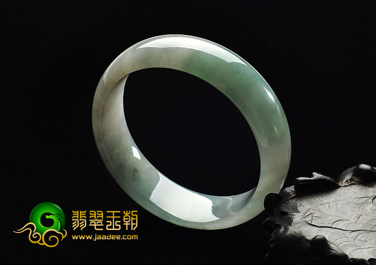 冰种晴水缅甸翡翠A货手镯（56.8mm）
