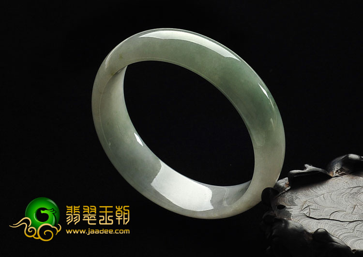 冰种晴水缅甸翡翠A货手镯（58.2mm）