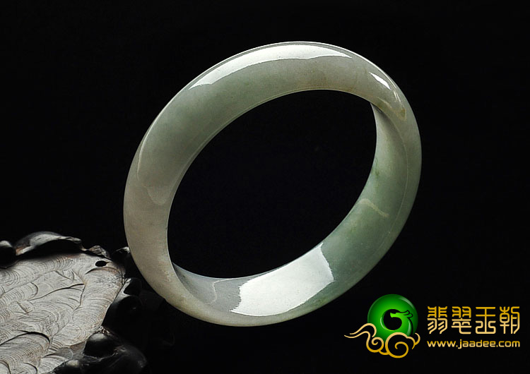 冰种晴水缅甸翡翠A货手镯（58.2mm）