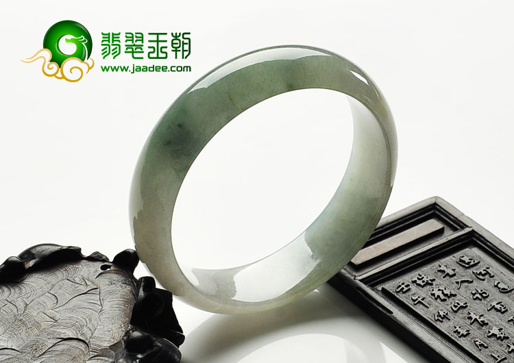 冰种晴水缅甸翡翠A货手镯（58.2mm）