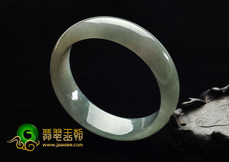 冰种晴水缅甸翡翠A货手镯（60mm）