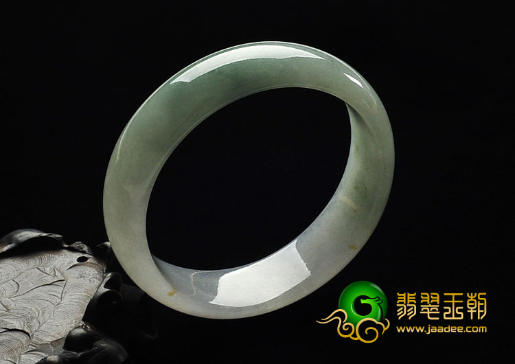 冰种晴水缅甸翡翠A货手镯（56.3mm）