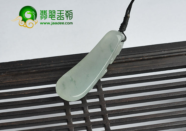 冰种晴水缅甸翡翠A货望子成龙挂件