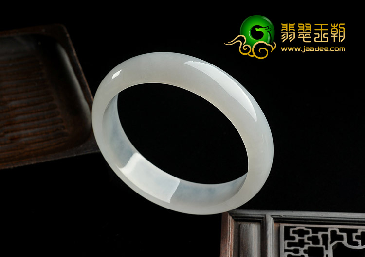 冰种淡晴水缅甸翡翠A货手镯（58.9mm）