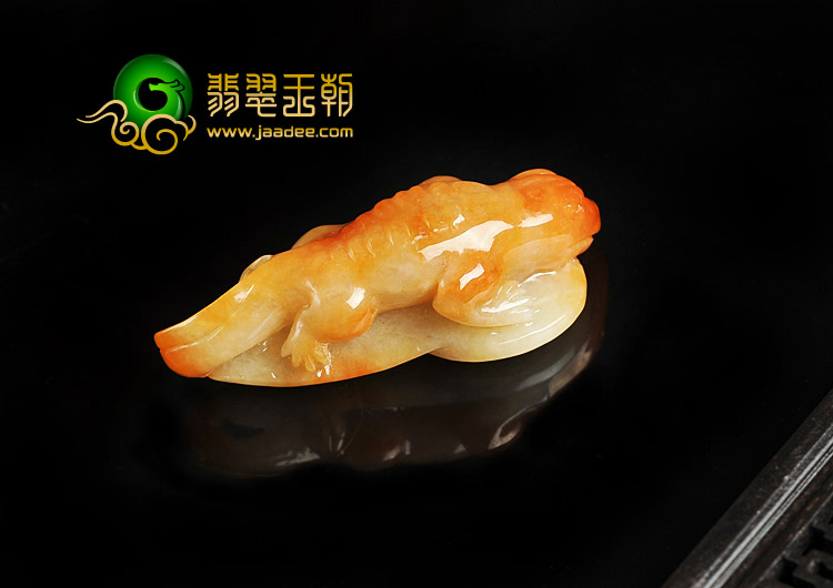 糯冰种红黄翡缅甸翡翠A货今非昔比挂件