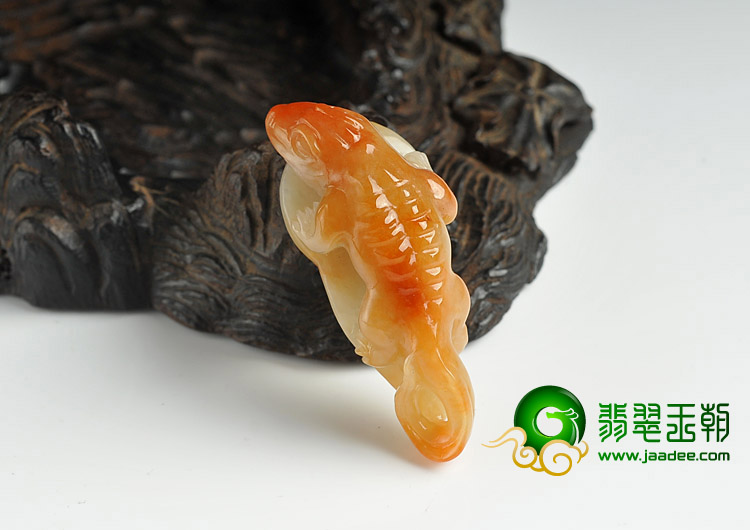 糯冰种红黄翡缅甸翡翠A货今非昔比挂件