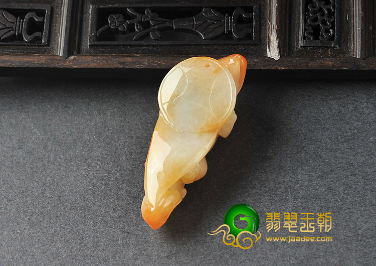 糯冰种红黄翡缅甸翡翠A货今非昔比挂件