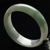 冰种晴水缅甸翡翠A货手镯（58.2mm）