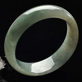 冰种晴水缅甸翡翠A货手镯（60mm）