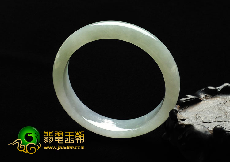 糯冰种晴水缅甸翡翠A货手镯（55.8mm）