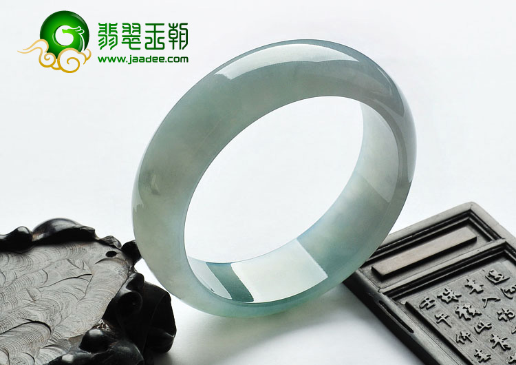 冰种晴水缅甸翡翠A货手镯（57.7mm）