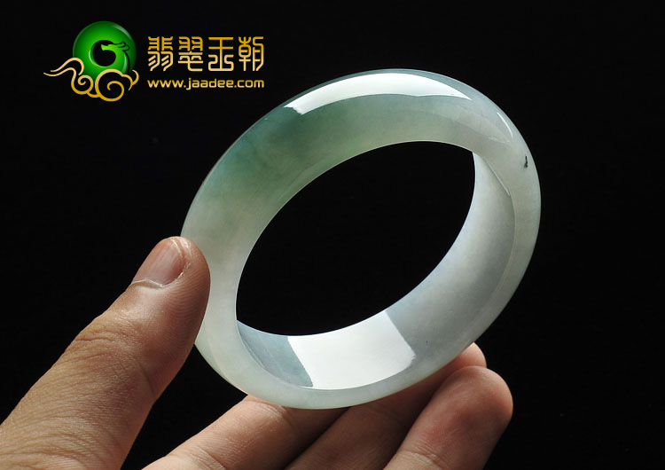 冰种晴水缅甸翡翠A货手镯（57.7mm）