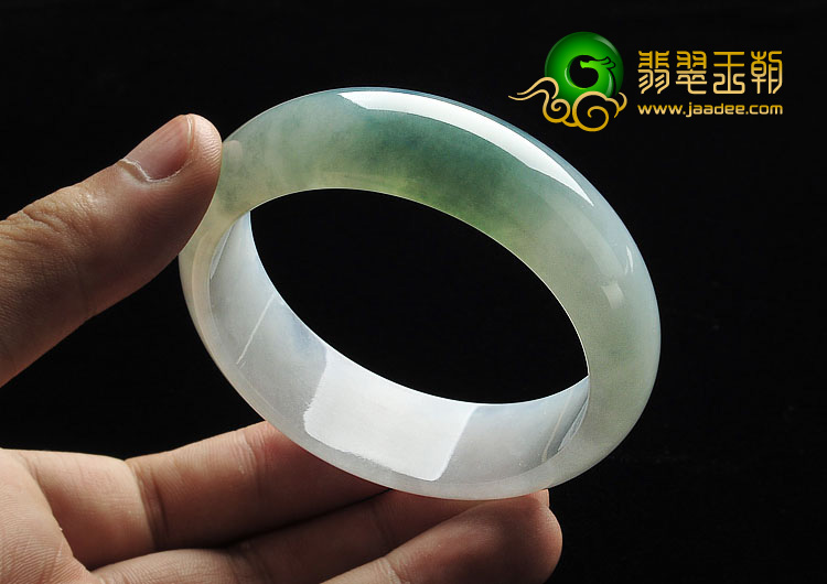 冰种晴水缅甸翡翠A货手镯（57.7mm）