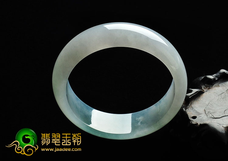 冰种晴水缅甸翡翠A货手镯（57.7mm）