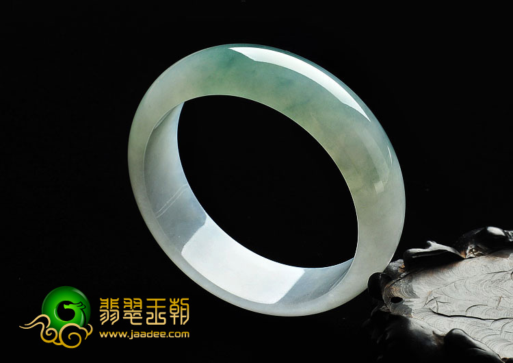 冰种晴水缅甸翡翠A货手镯（57.7mm）
