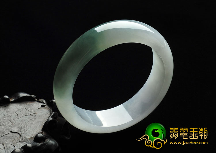 冰种晴水缅甸翡翠A货手镯（57.8mm）