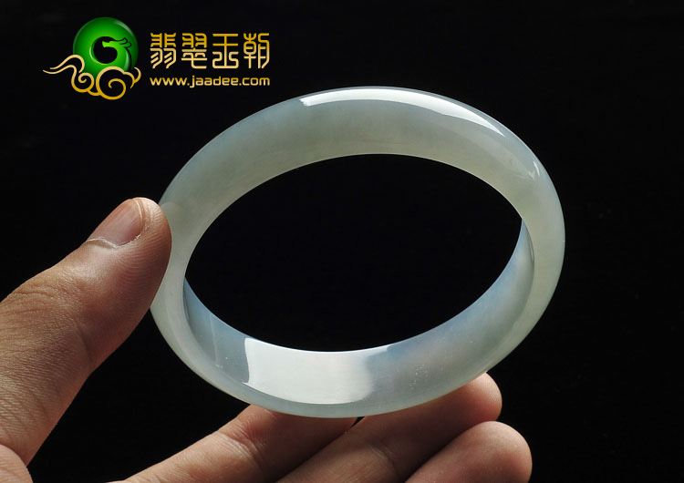 冰种晴水缅甸翡翠A货手镯（59.7mm）