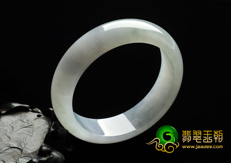 冰种晴水缅甸翡翠A货手镯（57.8mm）