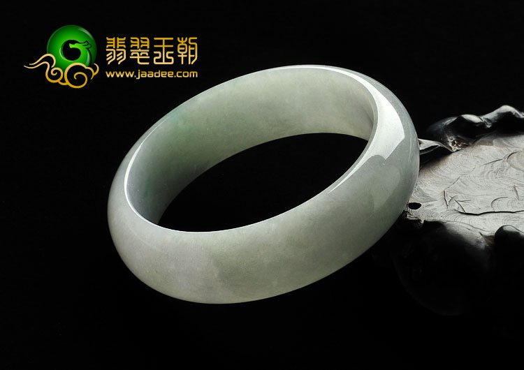 糯冰种晴水缅甸翡翠A货手镯（54.5mm）