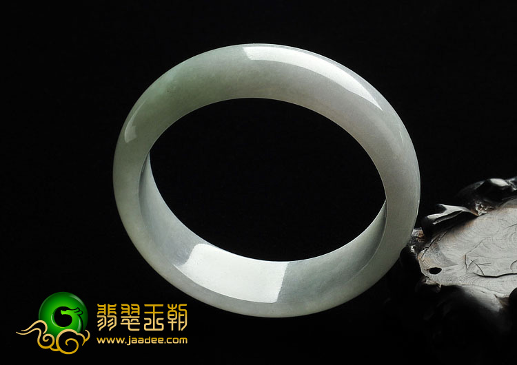 糯冰种晴水缅甸翡翠A货手镯（54.5mm）