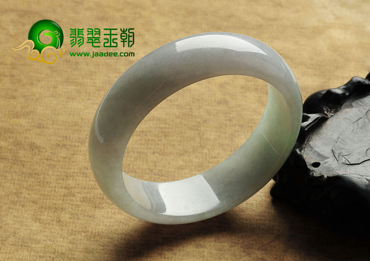 糯冰种晴水缅甸翡翠A货手镯（54.5mm）