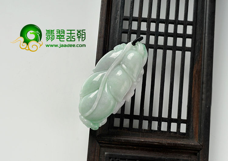 糯冰种春带彩缅甸翡翠A货花开富贵挂件
