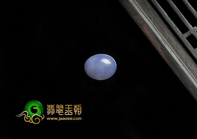 糯冰种紫罗兰缅甸翡翠A货戒面