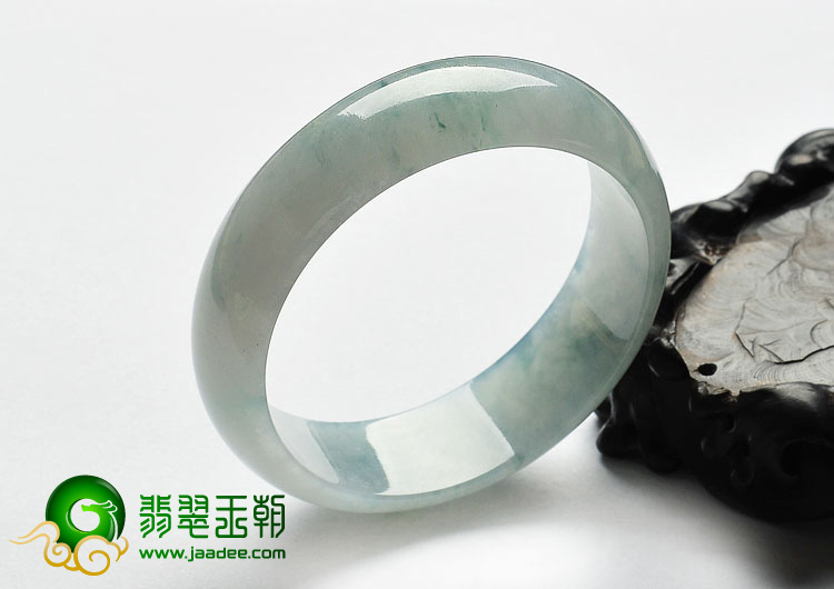 冰种飘花缅甸翡翠A货手镯（56.3mm）