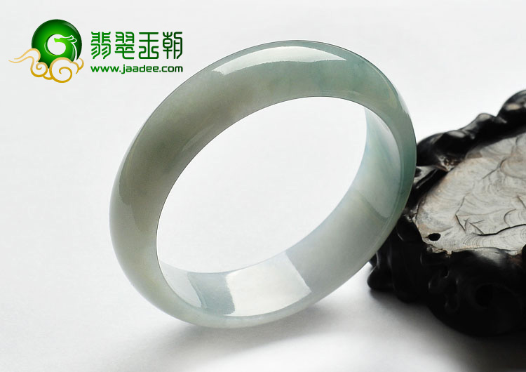 冰种飘花缅甸翡翠A货手镯（56.2mm）