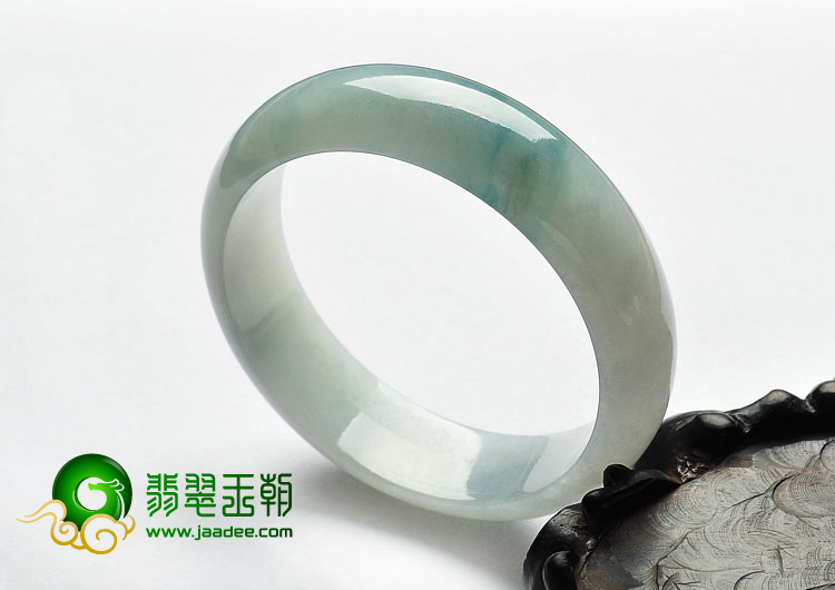 冰种飘花缅甸翡翠A货手镯（56.2mm）