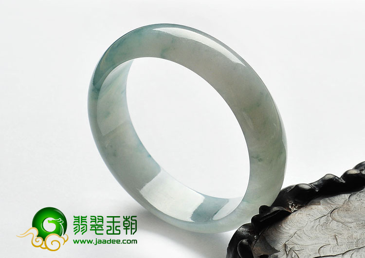 冰种飘花缅甸翡翠A货手镯（58.3mm）