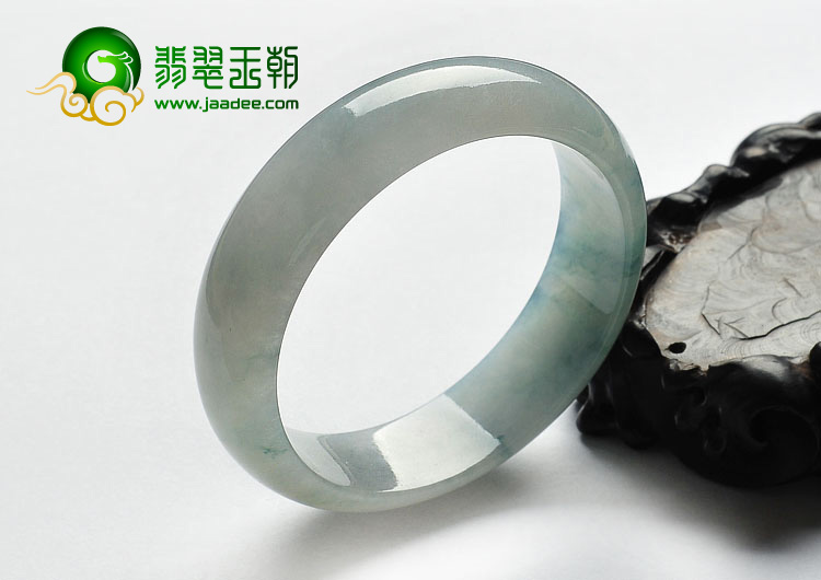 冰种飘花缅甸翡翠A货手镯（58.3mm）