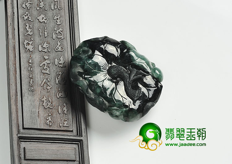 糯冰种蓝水缅甸翡翠A货玉鼠运财挂件