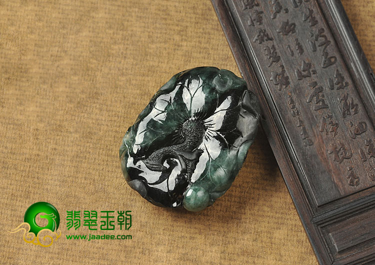 糯冰种蓝水缅甸翡翠A货玉鼠运财挂件