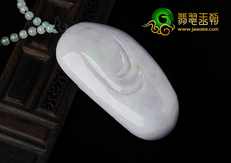 糯冰种春带彩缅甸翡翠A货寿星手玩件