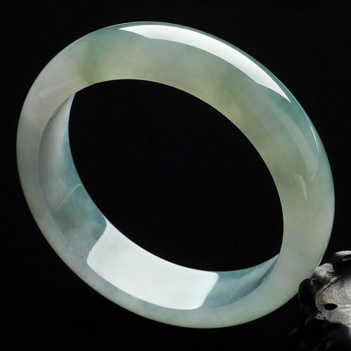 冰种晴水缅甸翡翠A货手镯（59.9mm）