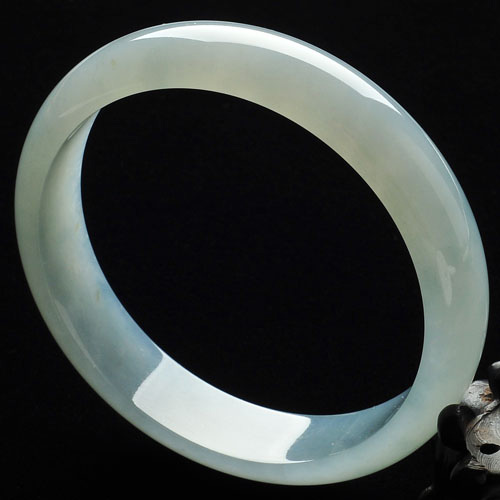 冰种晴水缅甸翡翠A货手镯（59.7mm）