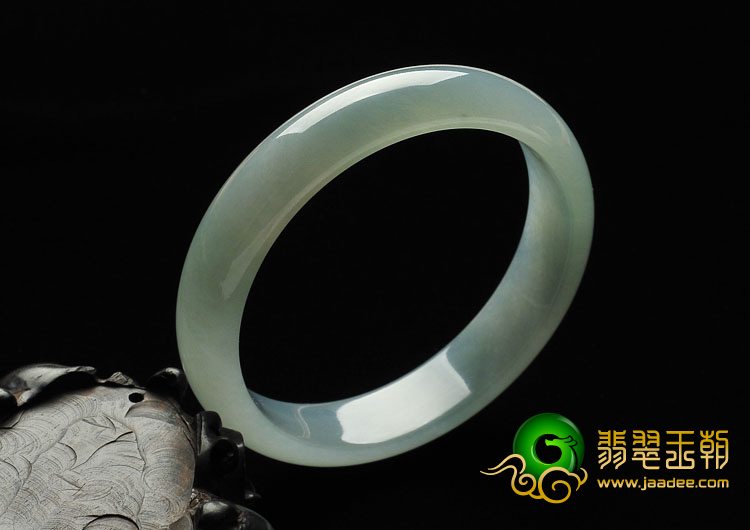 冰种晴水缅甸翡翠A货手镯（59.9mm）