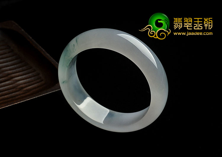冰种飘花缅甸翡翠A货手镯（56.2mm）