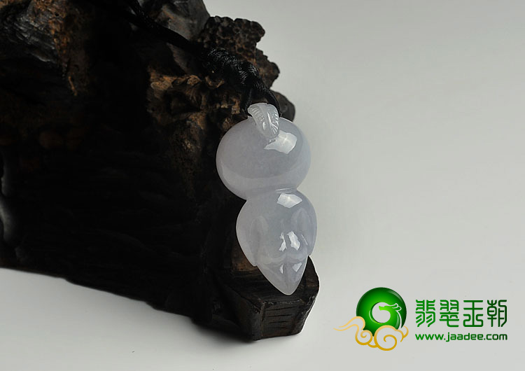 糯冰种白色缅甸翡翠A货福娃挂件