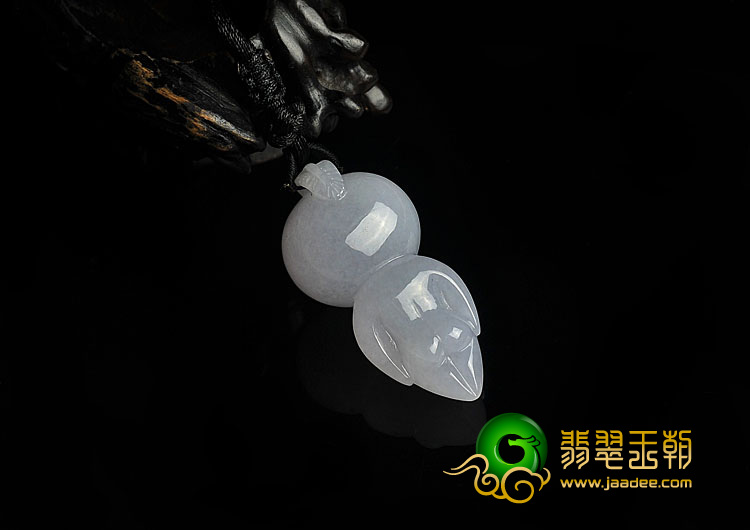 糯冰种白色缅甸翡翠A货福娃挂件